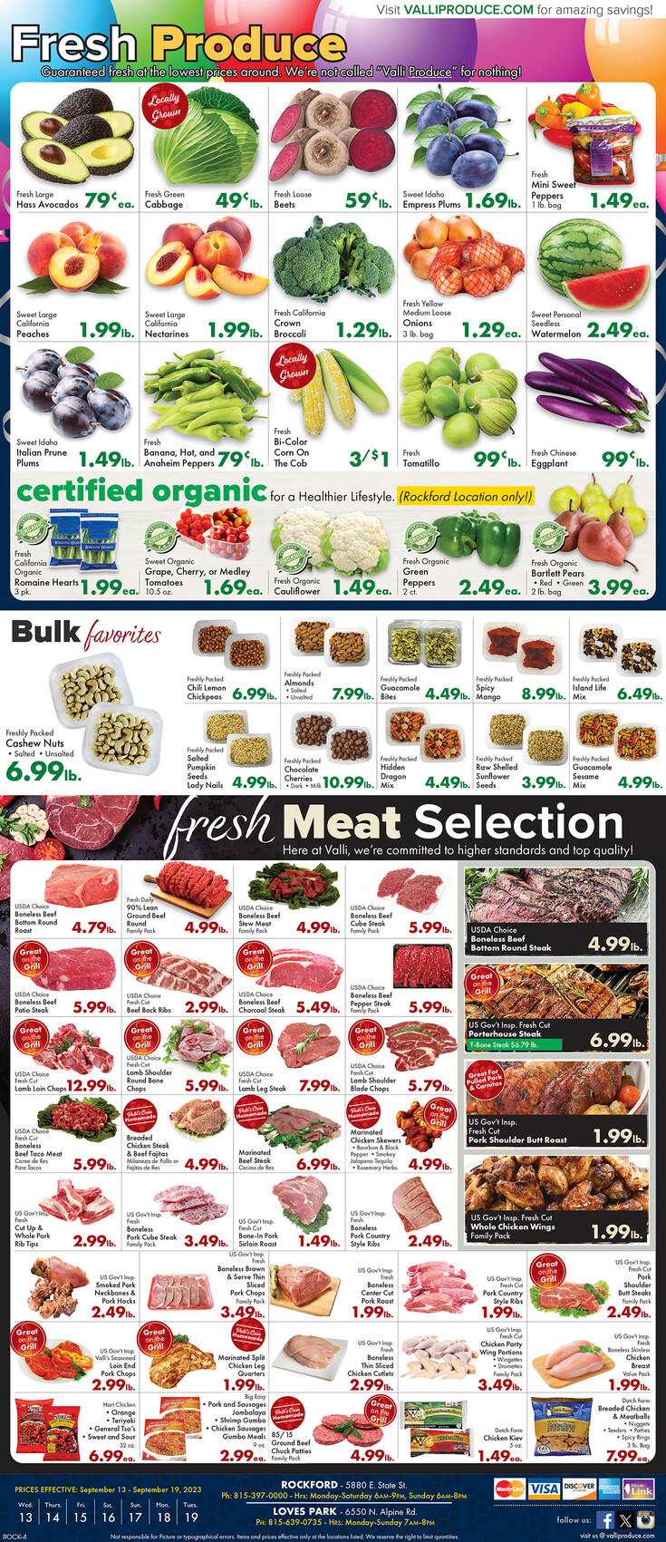 Print Weekly Specials Valli Produce International Fresh Market