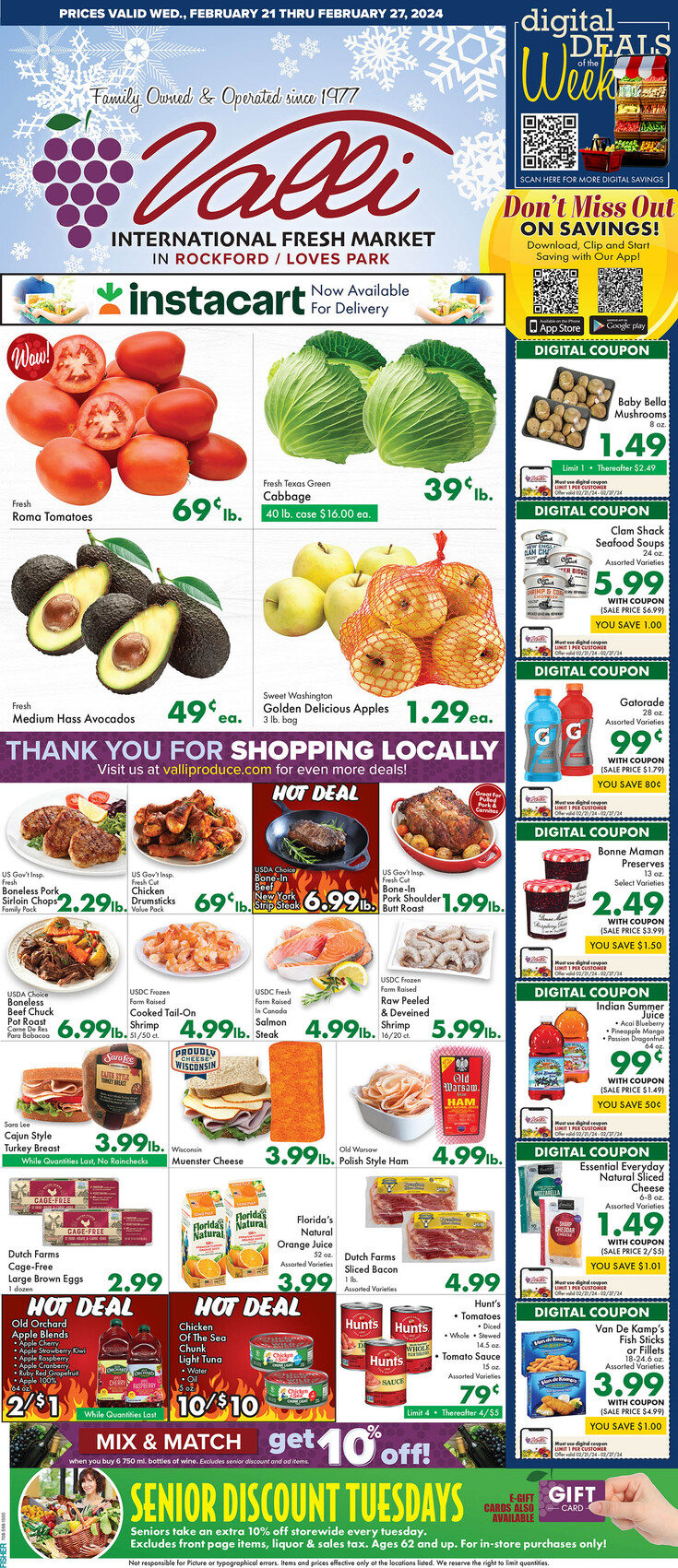 Print Weekly Specials Valli Produce International Fresh Market